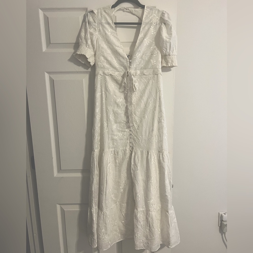 Alice and Olivia White Dress